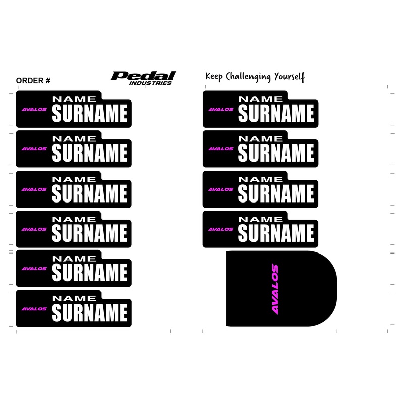 Avalos 2025 ID Sticker Bikes & Gear