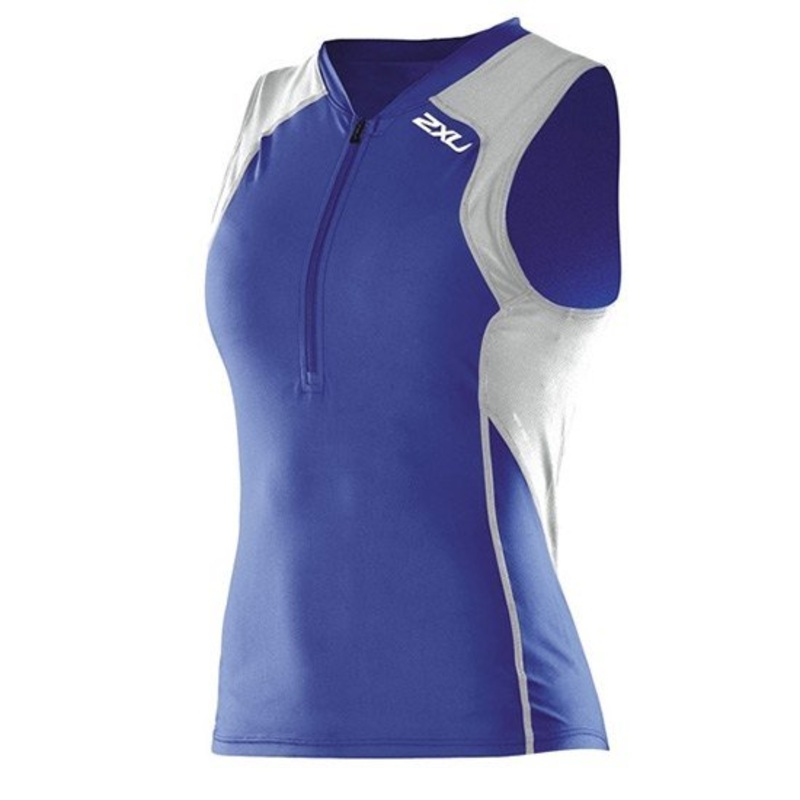 2XU Endurance Tri Singlet Blue