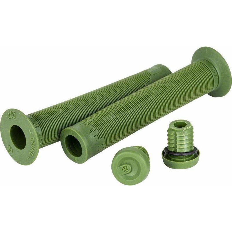 Bruno Bike Handlebar Grips – Army Green, Flange Green