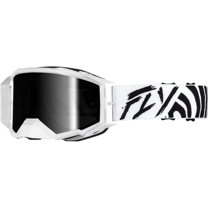 Zone Elite Goggle Black/White W/ Black Mirror/Smoke Lens