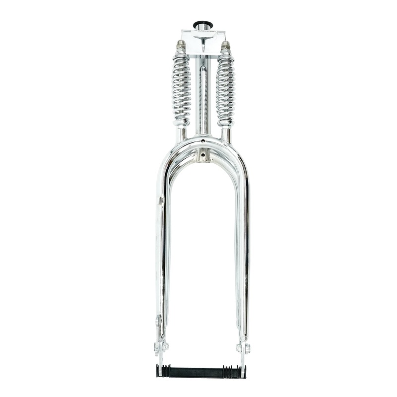 Tracer FK-DS26218135D8, 26″ Dual Springer Classic Fork for Disc Brake 1-1/8″ Chrome