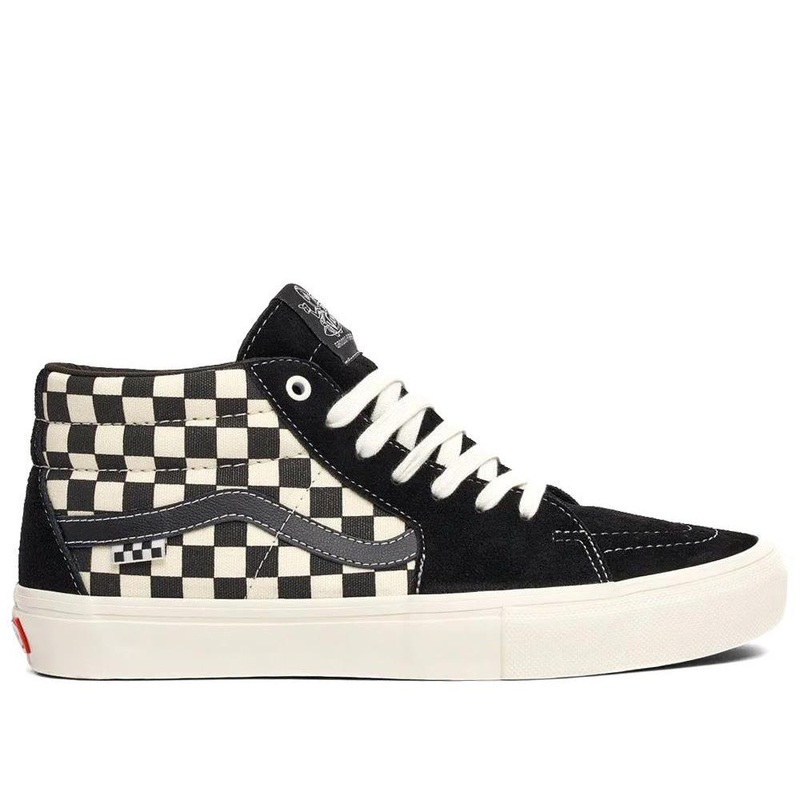 Vans Skate Grosso Mid – Checkerboard Black/Marshmallow