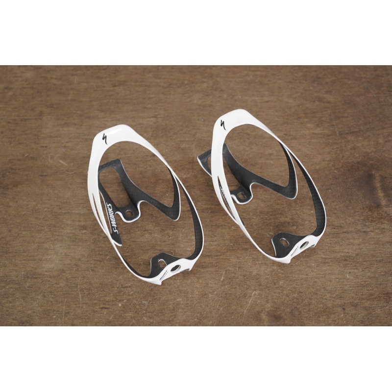 (2) Specialized S-WORKS Rib Cage II Carbon Water Bottle Cages 36g