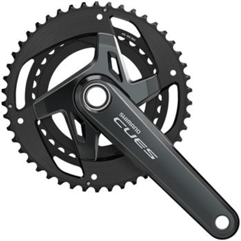 CUES FC-U8000-2 Crankset – 170mm 11-Speed 46/32t Asymmetric 96 BCD Hollowtech II BLK