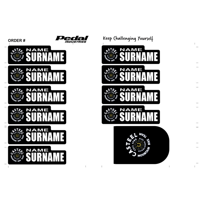 Casteel 2024 ID Sticker Bikes & Gear
