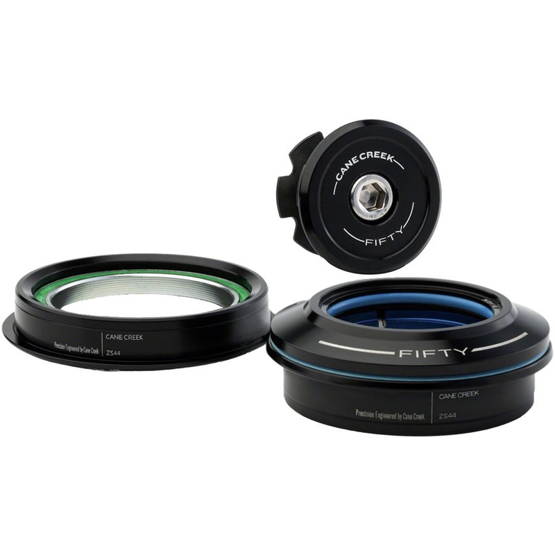 Cane Creek 50 Headset – ZS44/28.6/H8 Upper | ZS44/30/H8 Lower Straight Black