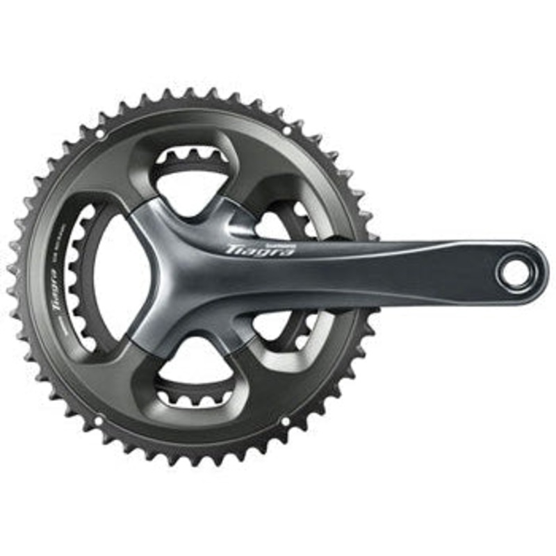 Tiagra FC-4700 Crankset – 172.5mm 10-Speed 50/34t 110 Asymmetric BCD Hollowtech II Spindle Interface Gray