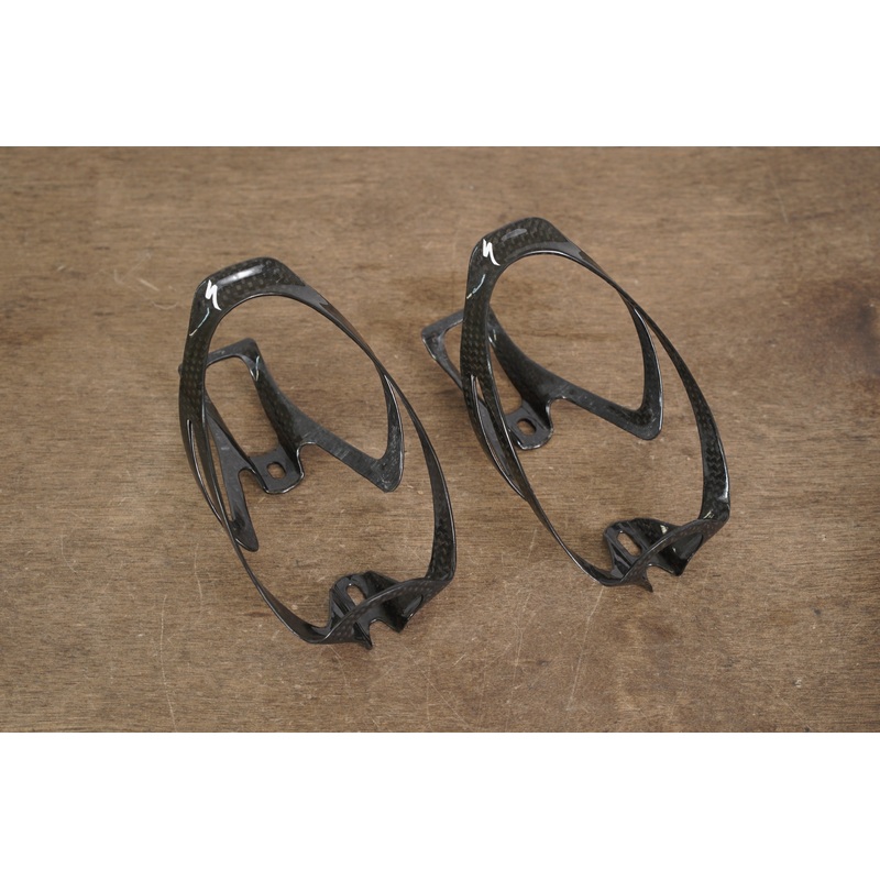 (2) Specialized S-WORKS Rib Cage II Carbon Water Bottle Cages 35g