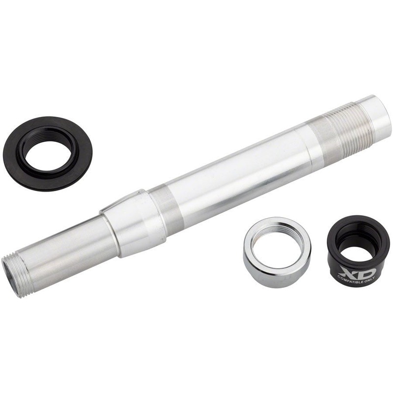 SRAM MTH 746 Complete Rear Axle Assembly Kit – Axle, Threaded Lock Nuts, End Caps – 148mm Boost – for SRAM XD Driver Body