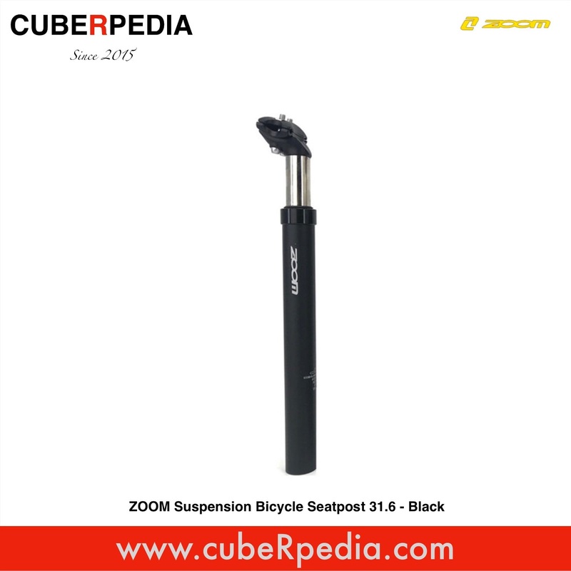 ZOOM Suspension Bicycle Seatpost 31.6 – Black