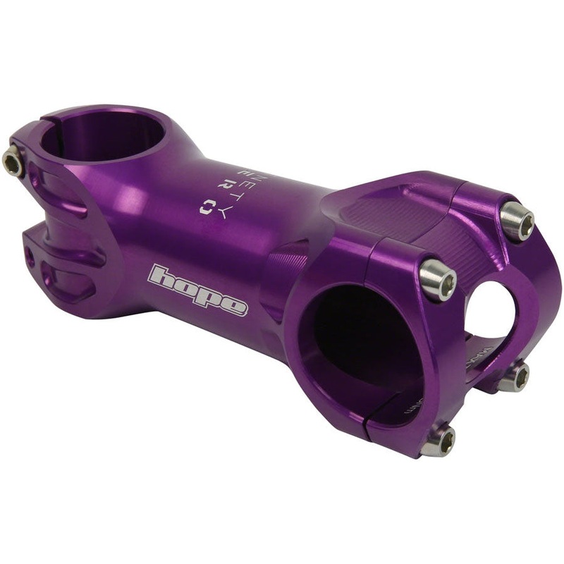XC Mountain Bike Stem – 31.8 Clamp, +/-0, 1 1/8″, Purple