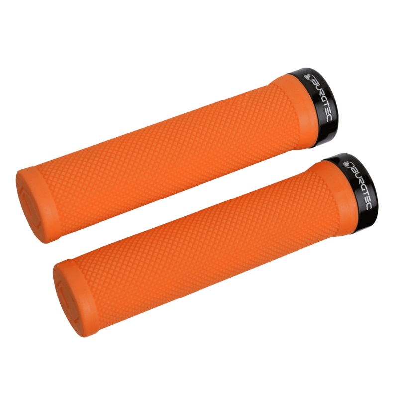 Burgtec Bartender Lock-On Grips – Iron Bro Orange