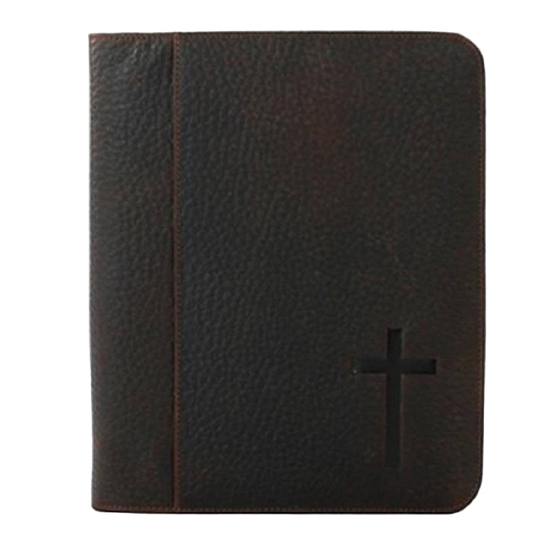 Nocona Brown Cross Bible Cover