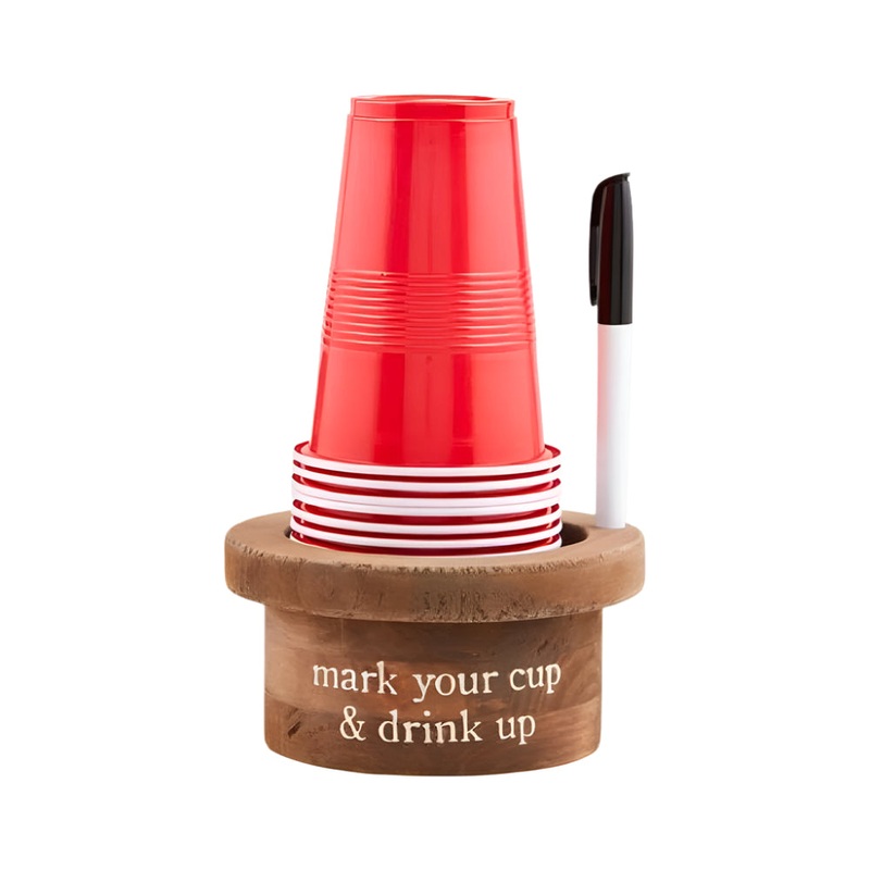Mud Pie Disposable Cup Marker Set
