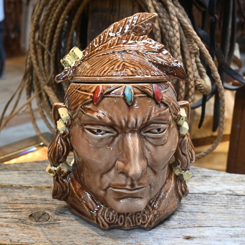 1954 McCoy Pontiac Indian Cookie Jar