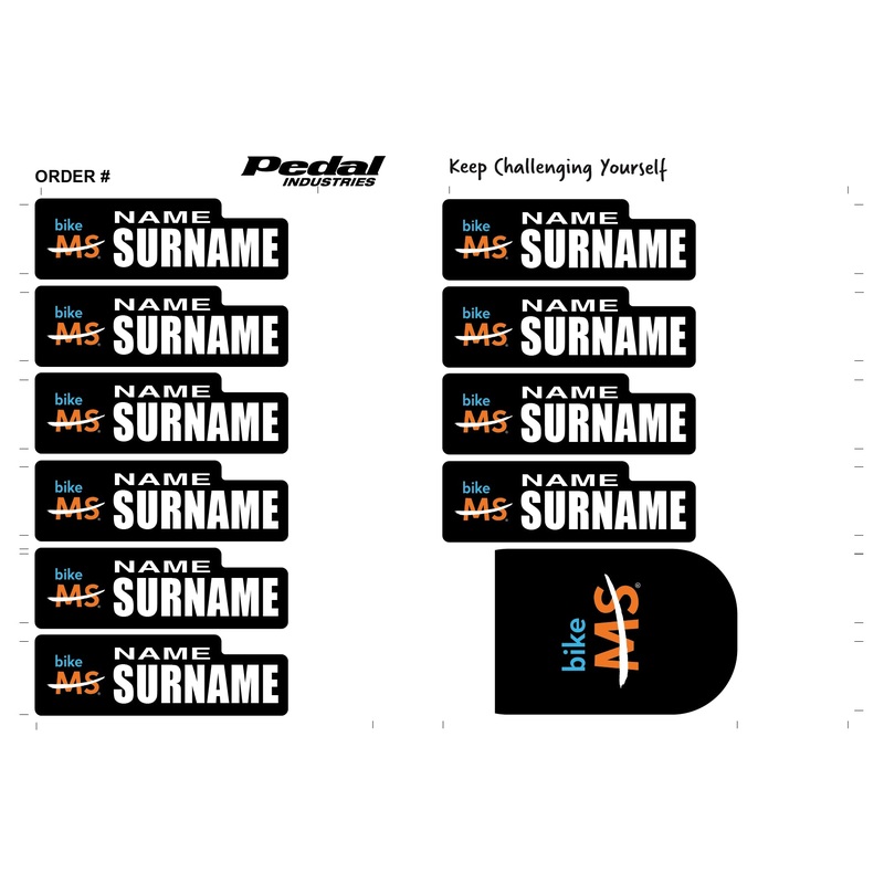 Bike MS NB ID Sticker Bikes & Gear