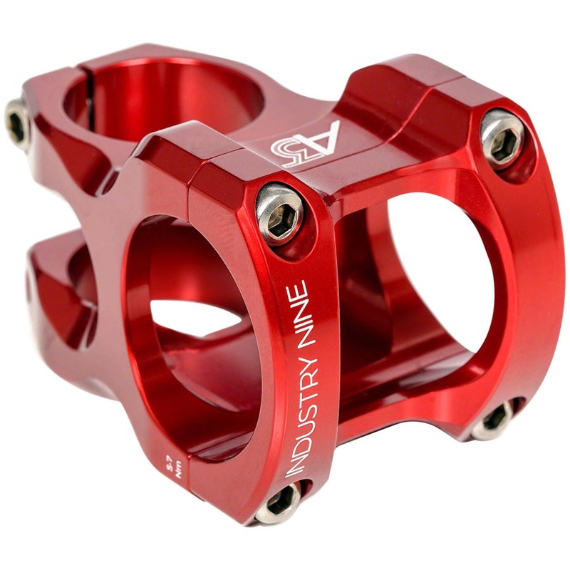 A35 Bike Stem – 35mm Clamp, +/-6, 1 1/8″, Aluminum, Red