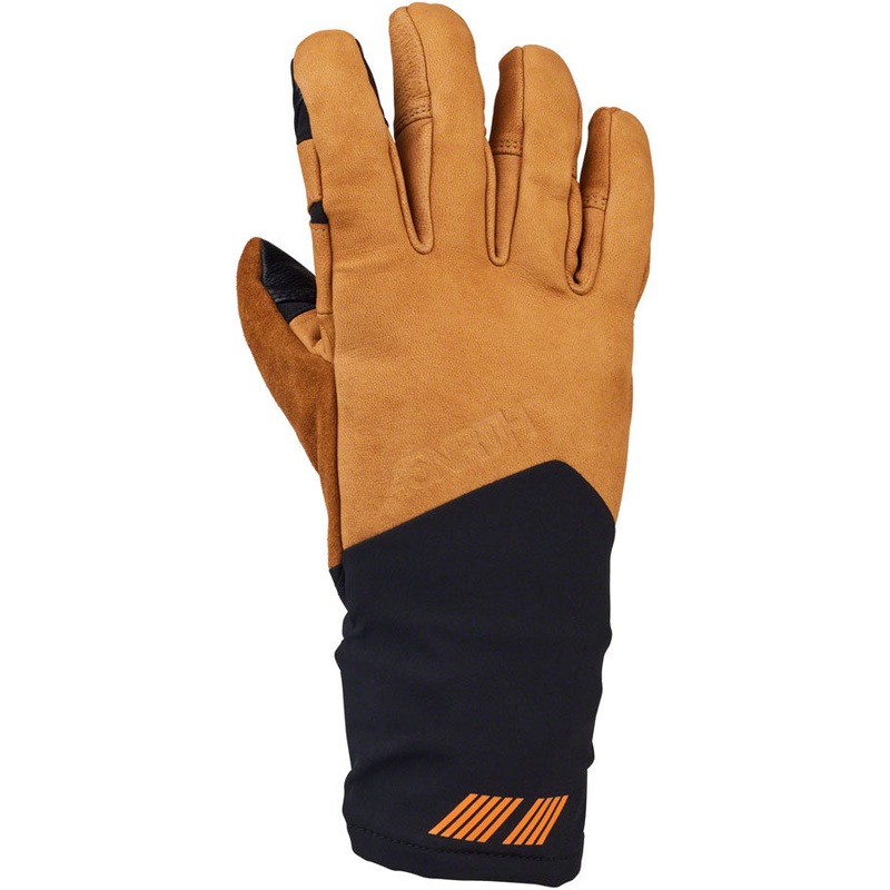 45NRTH 2024 Sturmfist 5 LTR Leather Gloves – Tan/Black Full Finger 2X-Large