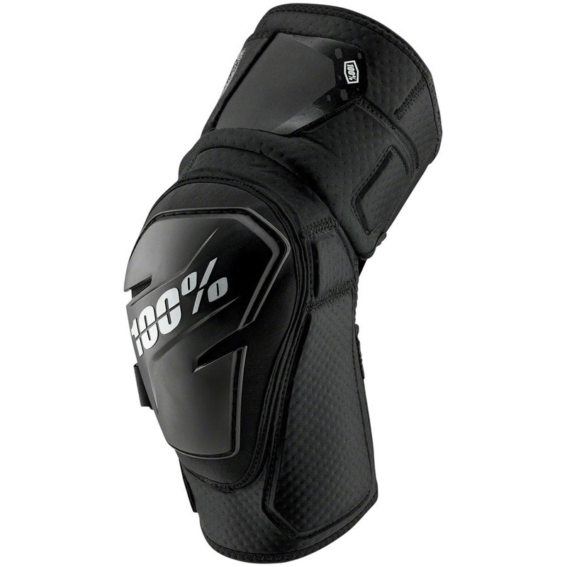 100% Fortis Knee Guards – Black Large/X-Large