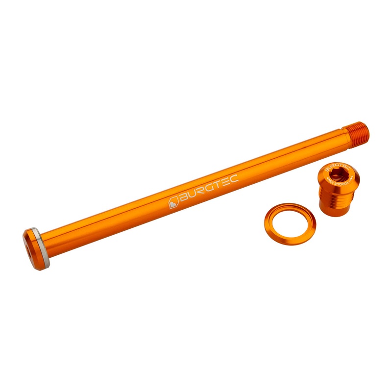 Burgtec Yeti Boost Rear Axle 12x174mm – Iron Bro Orange
