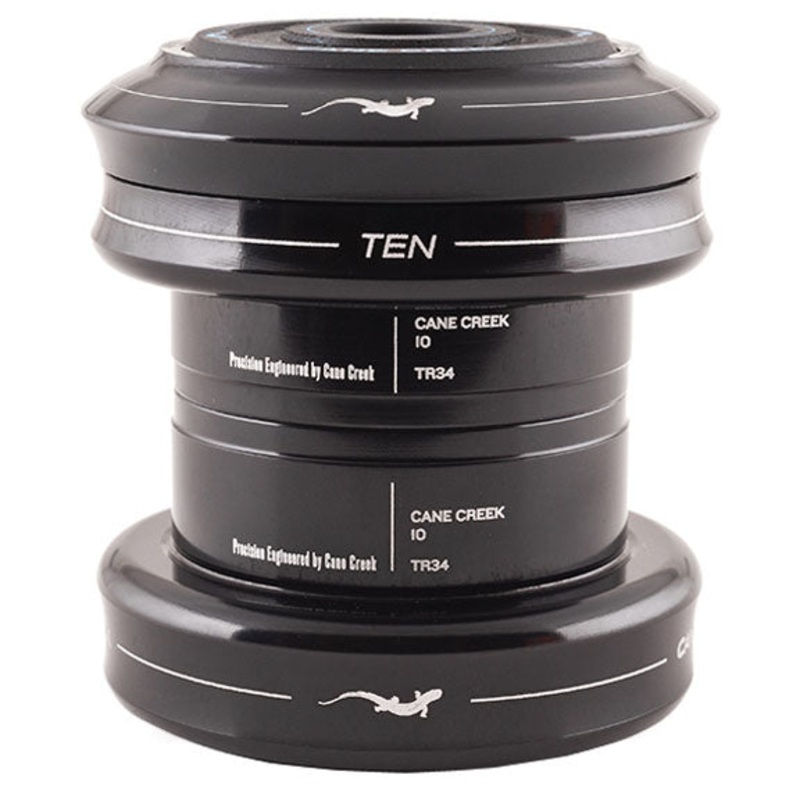 Cane Creek 10-Series Ext. Cup Set Black 1-1/8″-34mm Head-Tube EC34/28.6|EC34/30