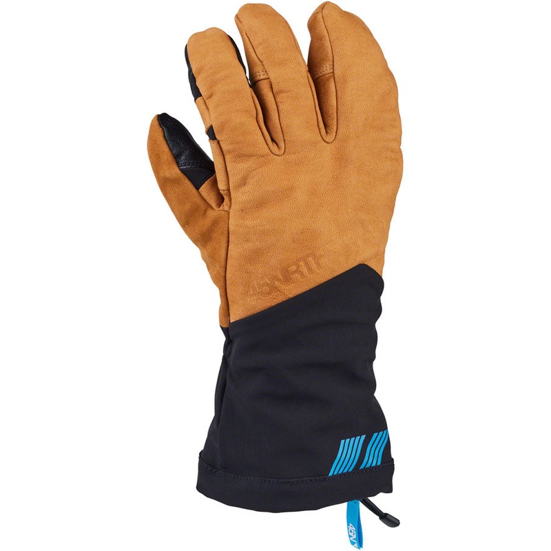 45NRTH 2024 Sturmfist 4 LTR Leather Gloves – Tan/BLK Lobster Style 2X-Large