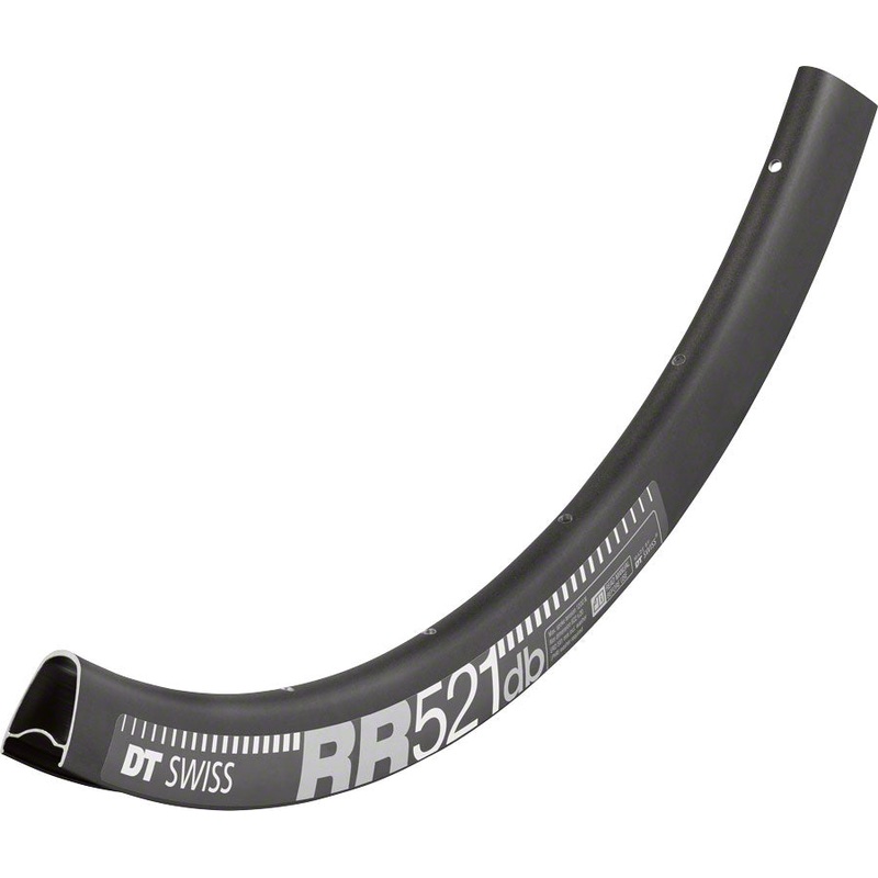 DT Swiss RR 521 Rim – 700 Disc Black 28H