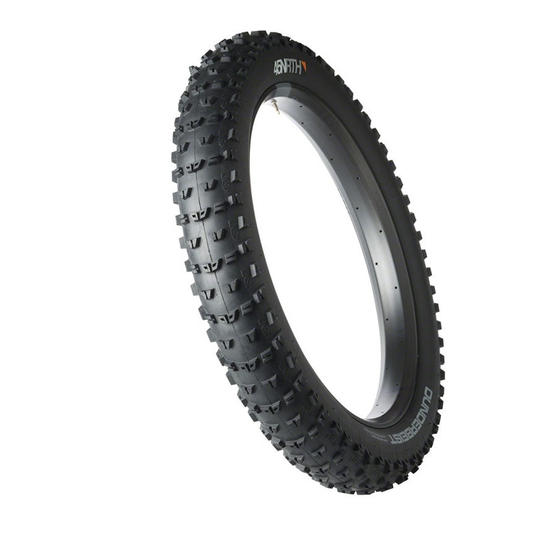 45NRTH Dunderbeist Tire – 26 x 4.6 Tubeless Folding Black 120 TPI