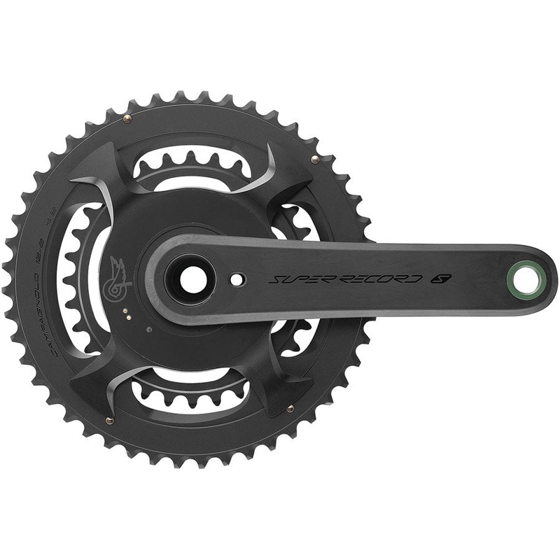 Campagnolo Super Record S Wireless Power Meter Crankset – 165mm 12-Speed 52/36t Campy 121/88 Asym BCD Ultra Torque Spindle Carbon
