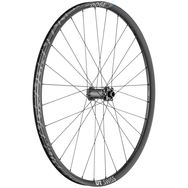 DT Swiss H 1900 Spline 30 Front Wheel – 27.5″ 15 x 110mm 6-Bolt Black