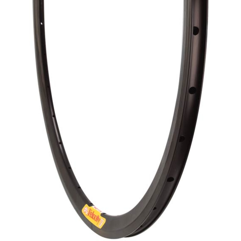 Velocity Deep-V non-MSW 700c Rim 32h – Black Ano