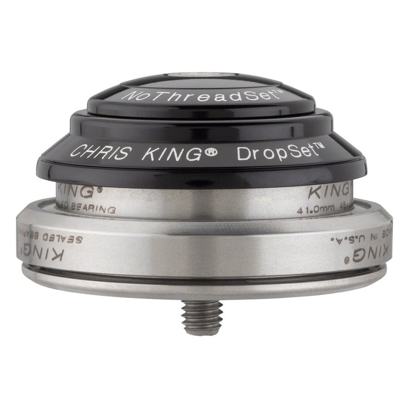 Chris King DropSet 3 Headset – 1-1/8 – 1.5″ 41/52mm 36 Deg Black