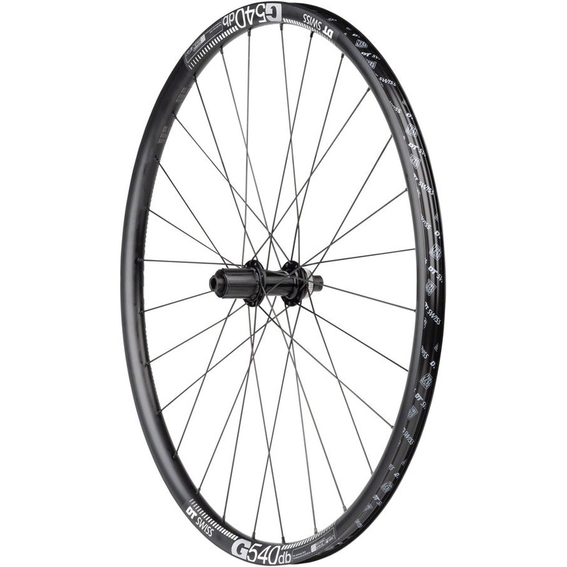 Quality Wheels Tiagra/G540 Rear Wheel – 700c 12 x 142mm Center-Lock HG 11 MTN BLK