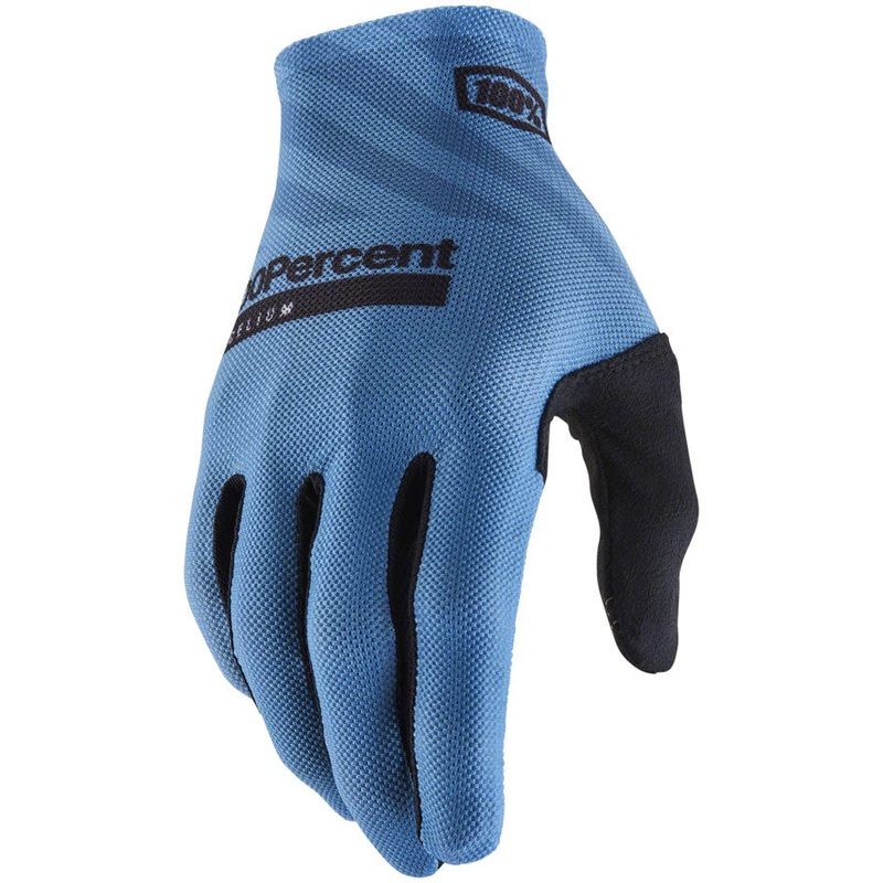 100% Celium Gloves – Slate Blue Full Finger Mens Large