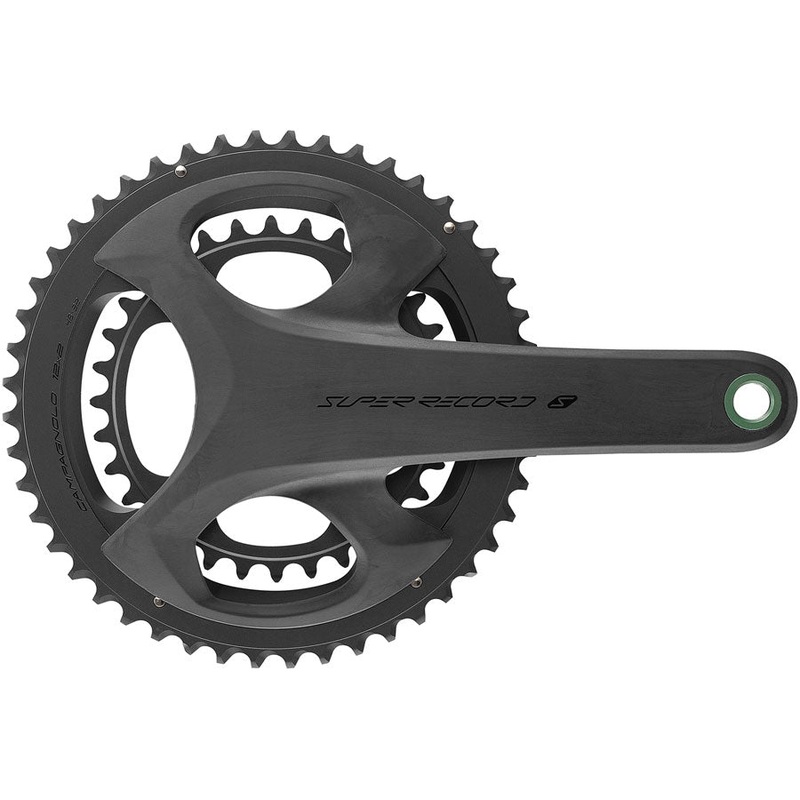 Campagnolo Super Record S Wireless Crankset – 165mm 12-Speed 50/34t Campy 121/88 Asym BCD Ultra Torque Spindle Carbon